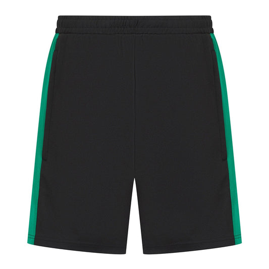 Knitted shorts with zip pockets