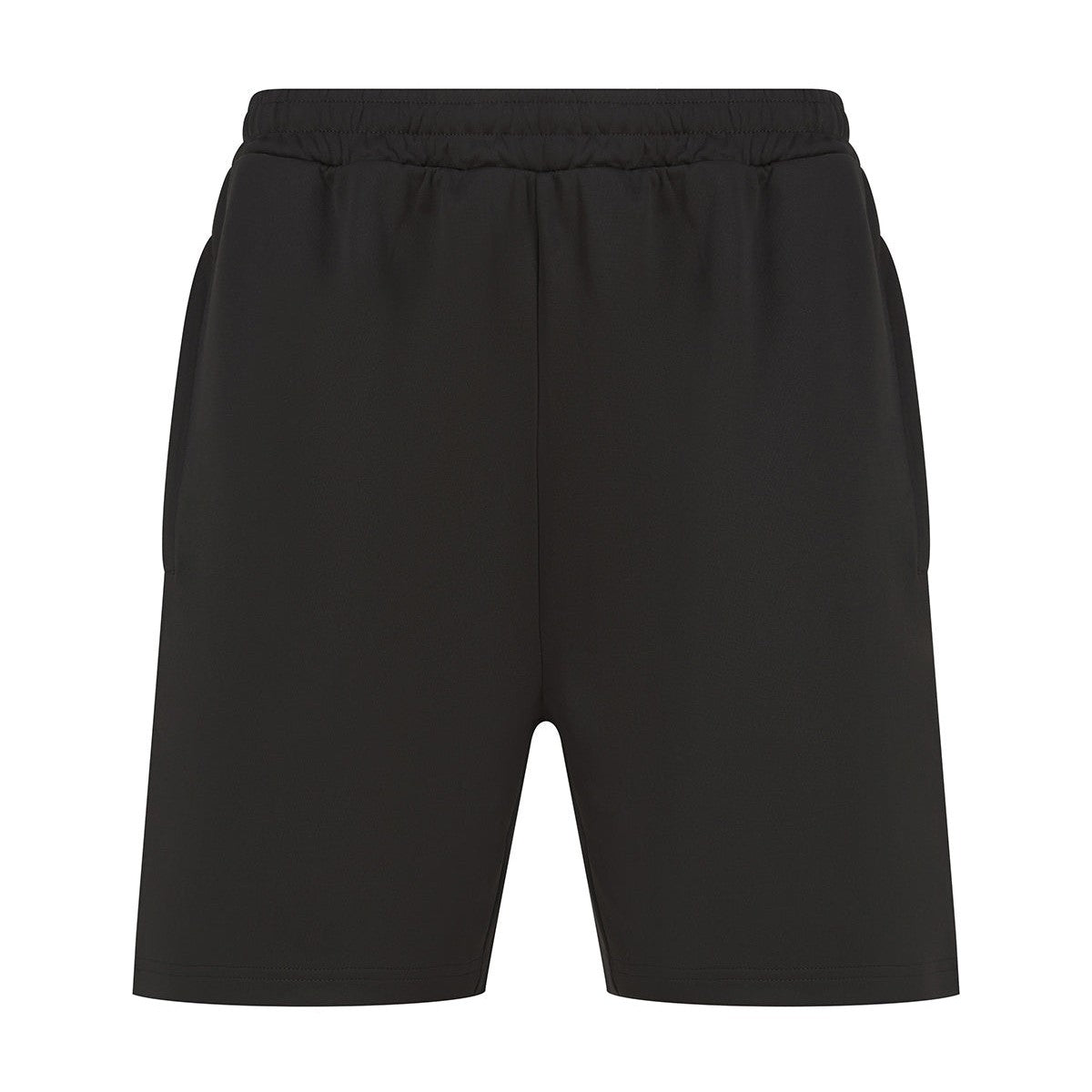 Knitted shorts with zip pockets