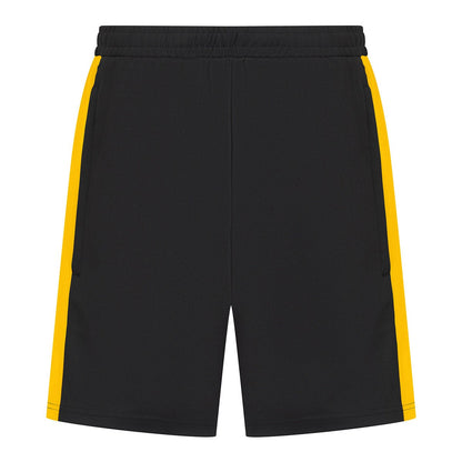 Knitted shorts with zip pockets