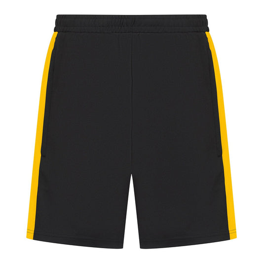Knitted shorts with zip pockets