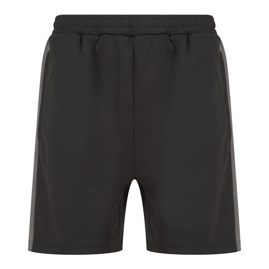 Knitted shorts with zip pockets