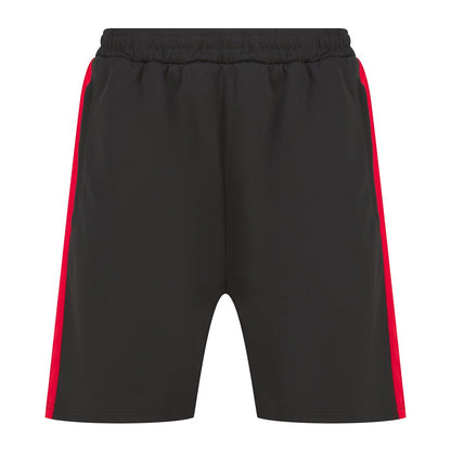 Knitted shorts with zip pockets