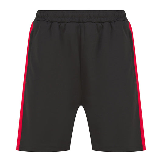Knitted shorts with zip pockets