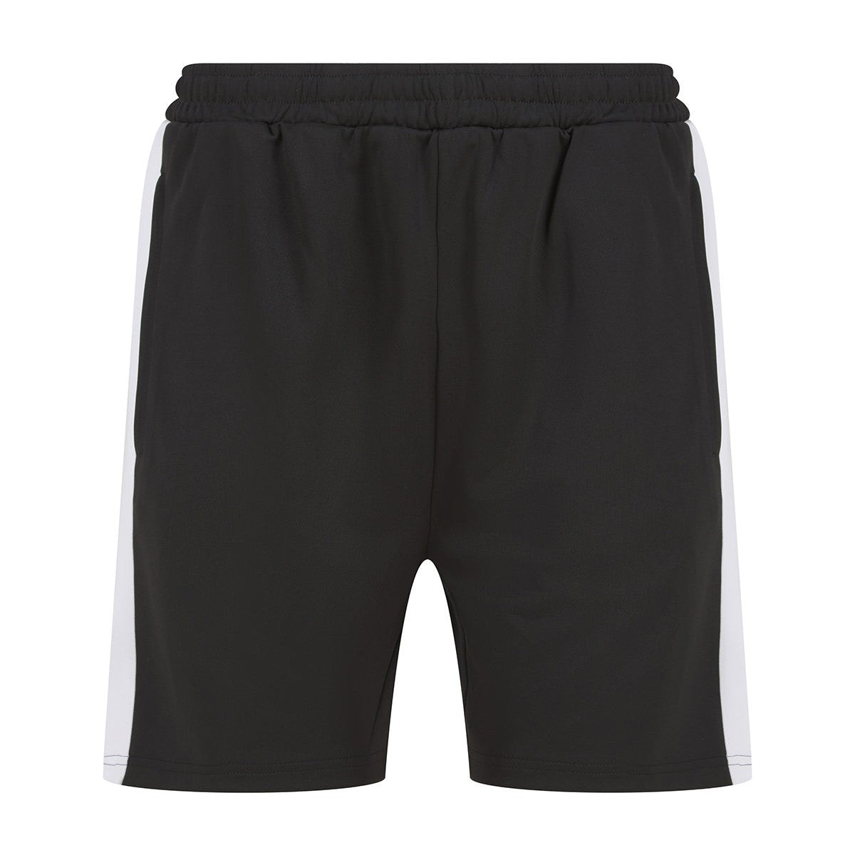 Knitted shorts with zip pockets