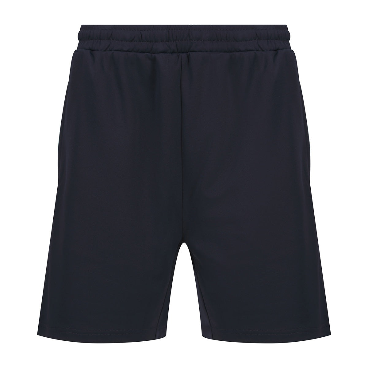 Knitted shorts with zip pockets