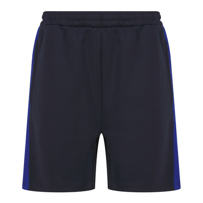 Knitted shorts with zip pockets