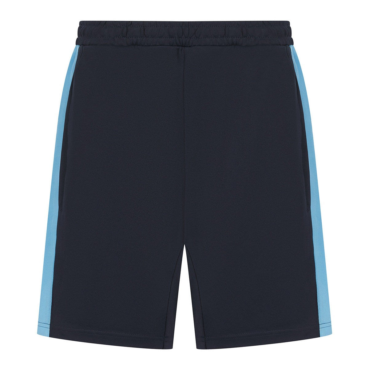 Knitted shorts with zip pockets