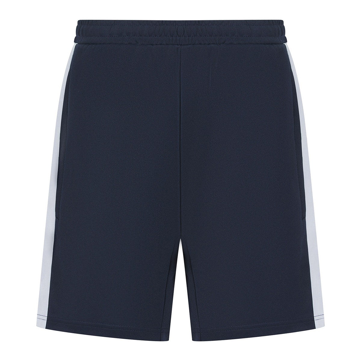 Knitted shorts with zip pockets