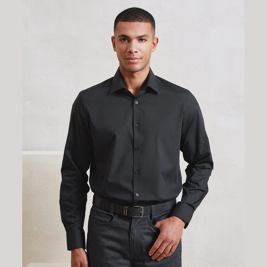 Long sleeve ‘Recyclight’ poplin shirt