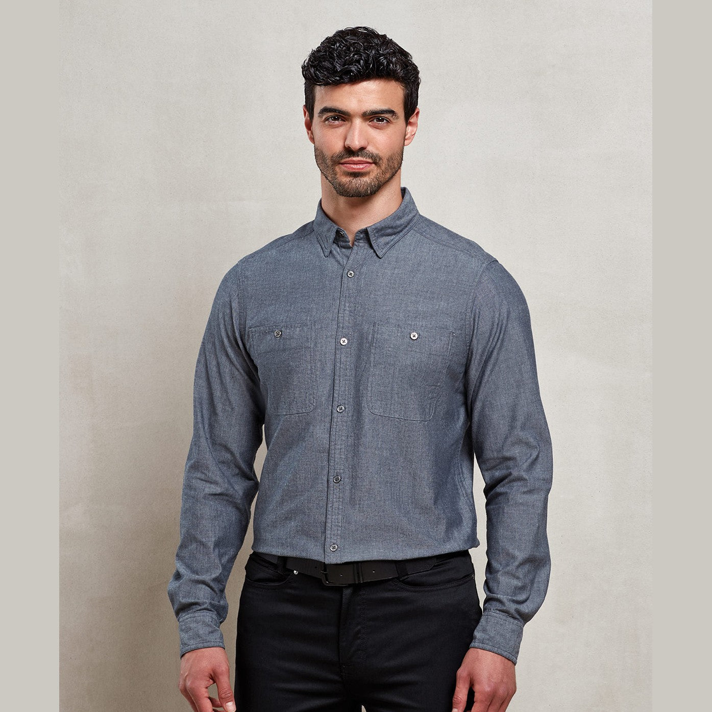Men’s Chambray shirt, organic and Fairtrade certified
