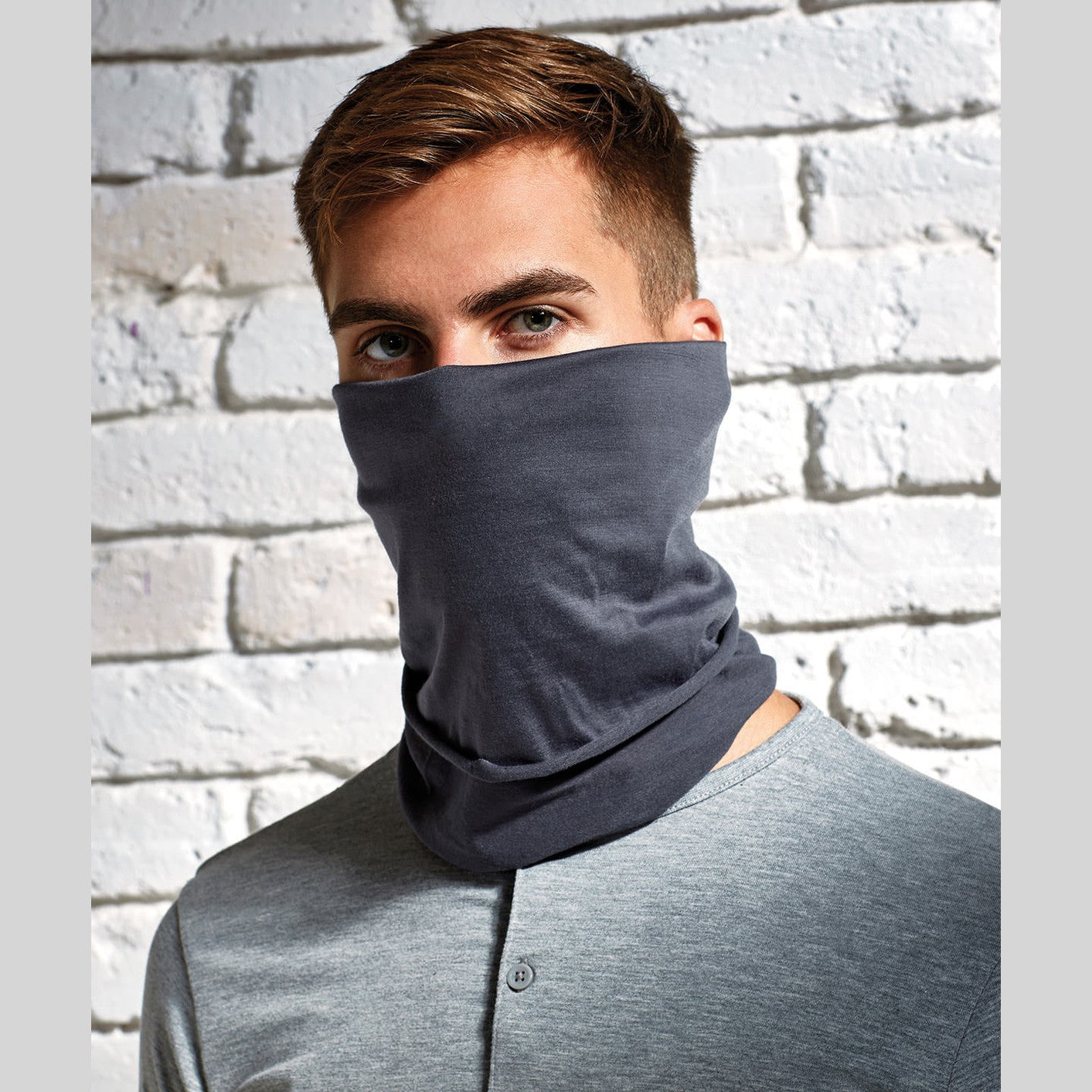 Snood face covering