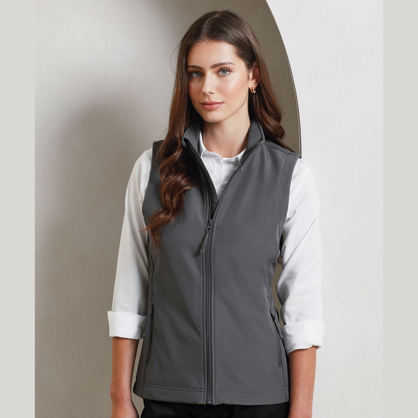 Womens Windchecker® printable and recycled gilet