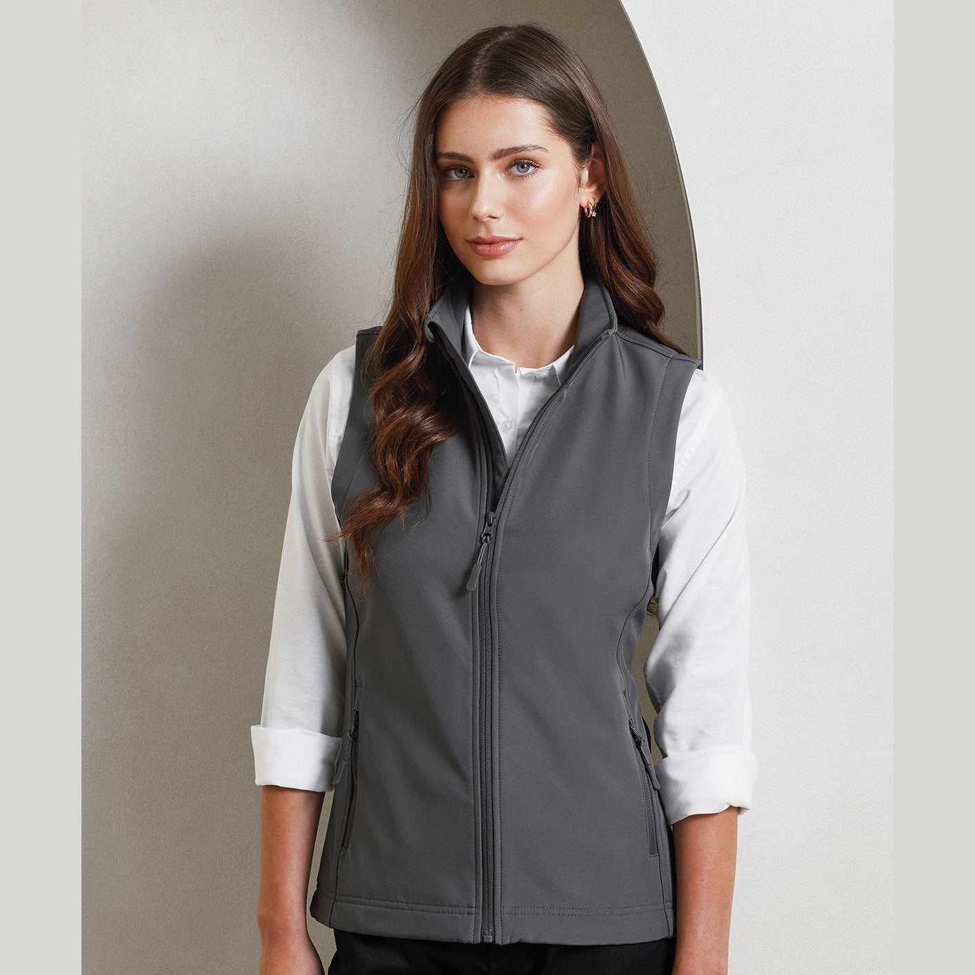 Womens Windchecker® printable and recycled gilet