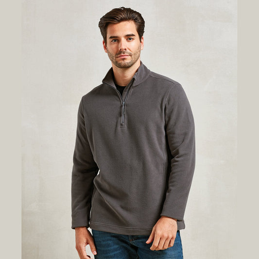 Unisex ‘Recyclight’ 1/4 zip microfleece