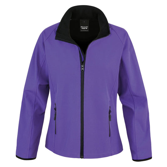 Women's Core printable softshell jacket
