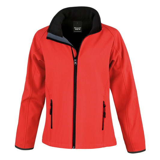 Women's Core printable softshell jacket