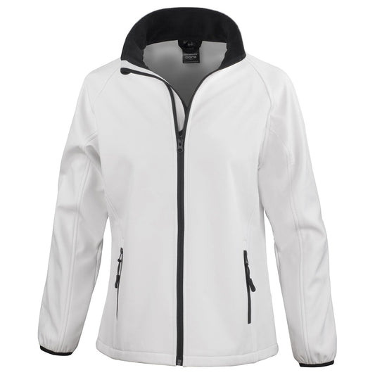 Women's Core printable softshell jacket