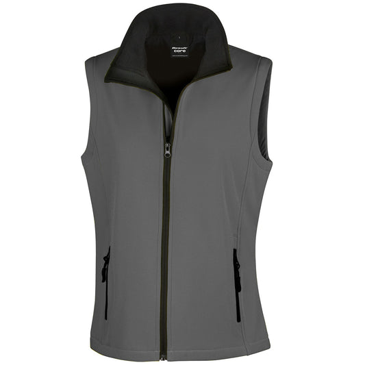 Women's printable softshell bodywarmer