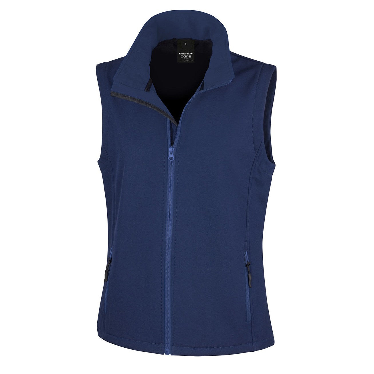 Women's printable softshell bodywarmer