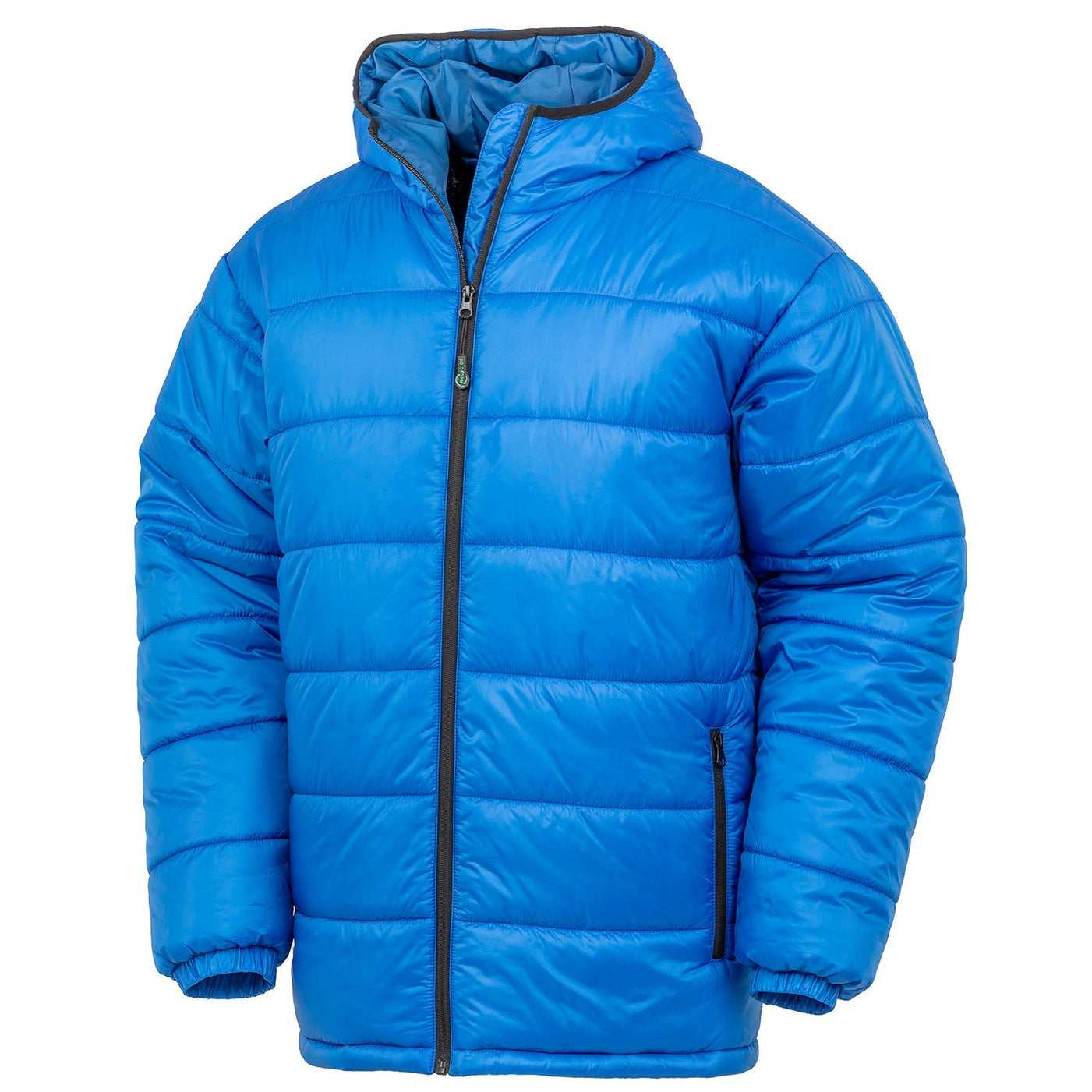 Recycled hooded padded parka