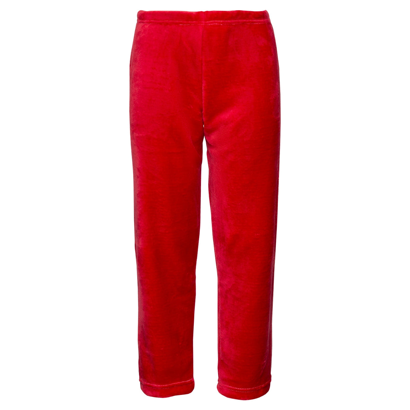 The kids Ribbon luxury Eskimo-style fleece pants