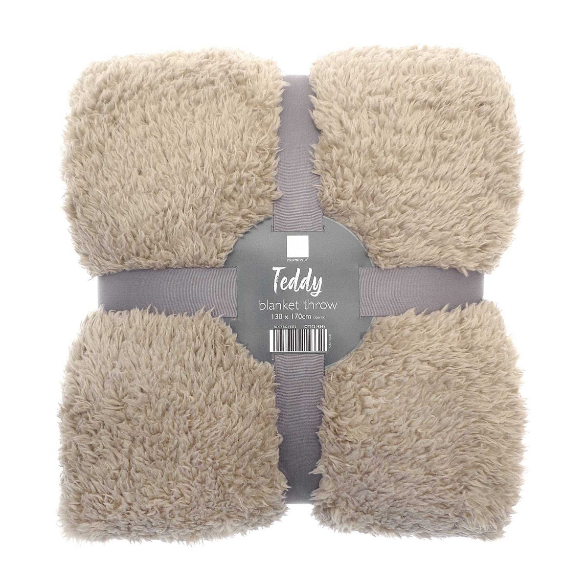 Natural - The Ribbon teddy bear fabric throw – Custom Planet