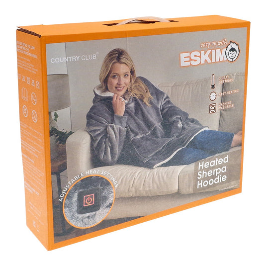 Heated Eskimo blanket hoodie