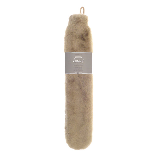 Super luxury faux fur long hot water bottle and cover