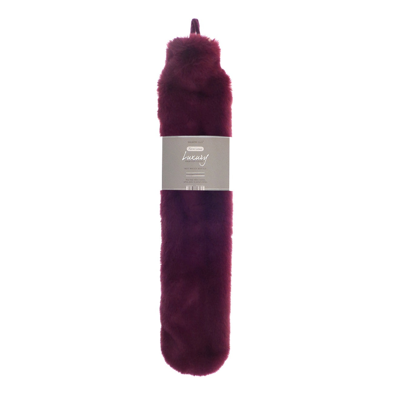 Super luxury faux fur long hot water bottle and cover