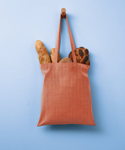Recycled cotton shopper long handle