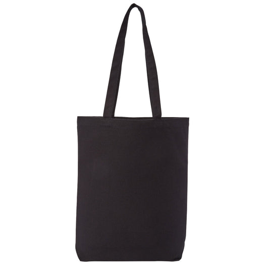 Recycled premium canvas flat base shopper