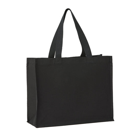 Recycled premium canvas stand-up shopper