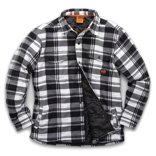 Worker padded checked shirt