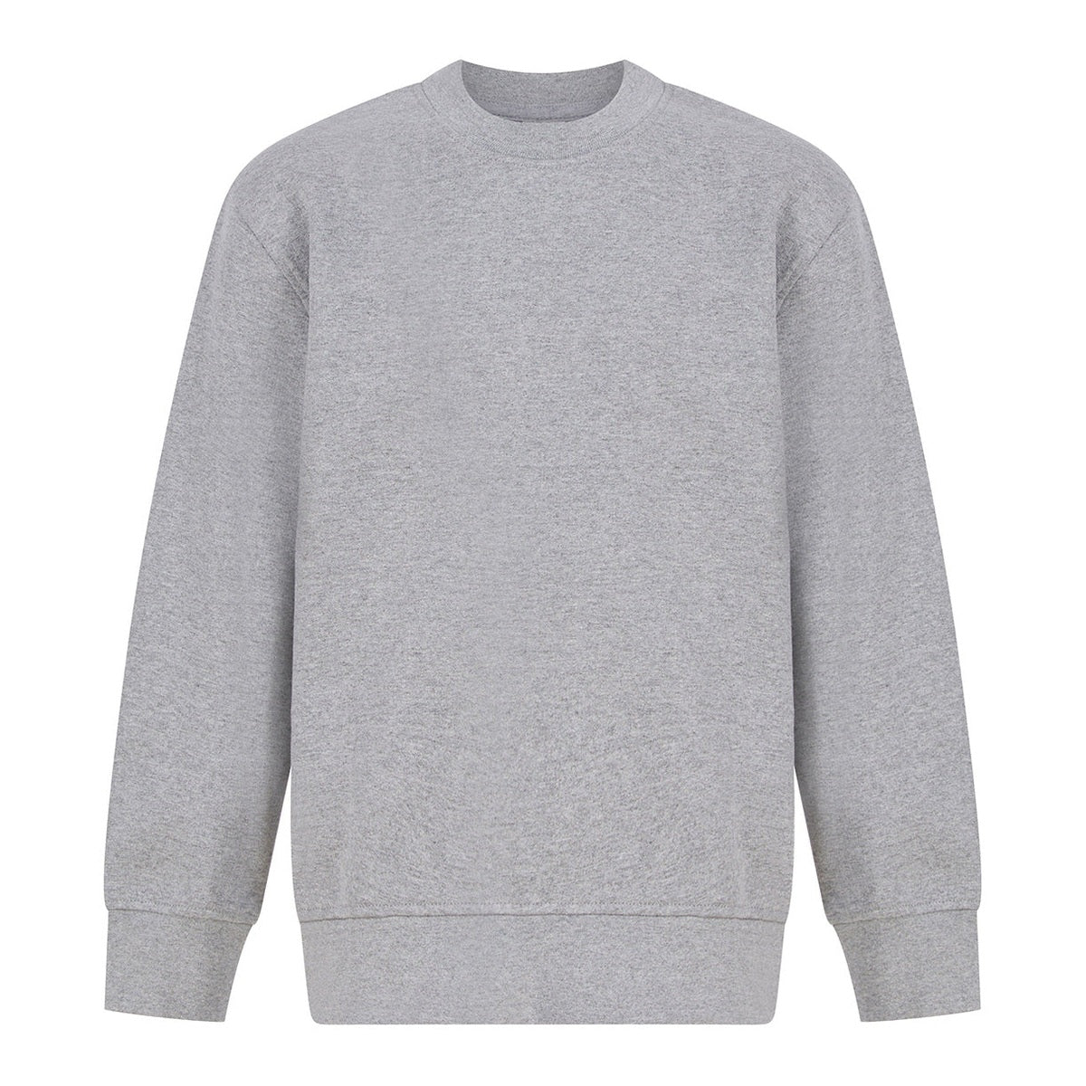 Kids sustainable fashion curved hem sweatshirt