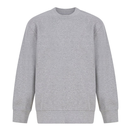 Kids sustainable fashion curved hem sweatshirt