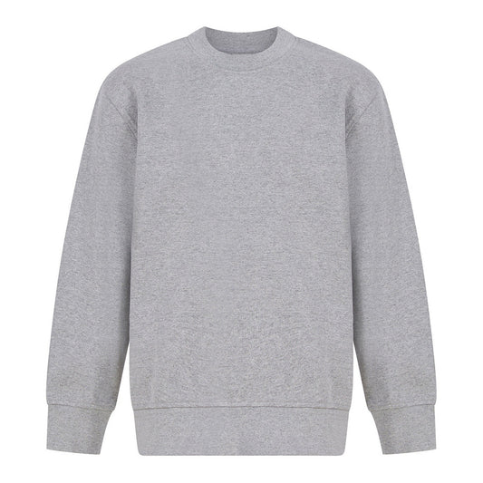 Kids sustainable fashion curved hem sweatshirt