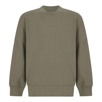 Kids sustainable fashion curved hem sweatshirt