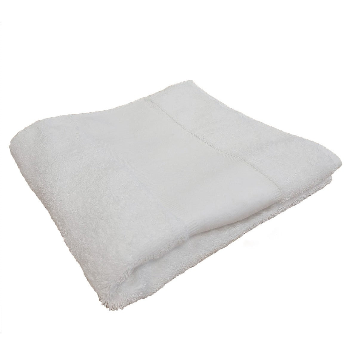 Organic hand towel with printable border