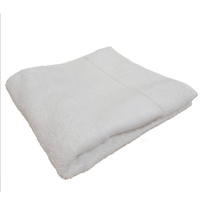 Organic hand towel with printable border