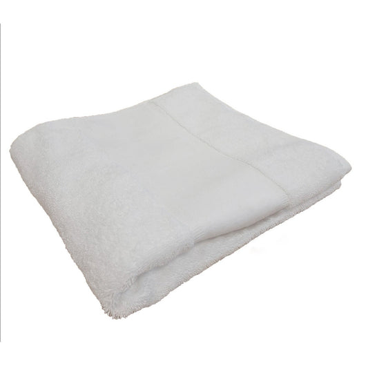 Organic hand towel with printable border