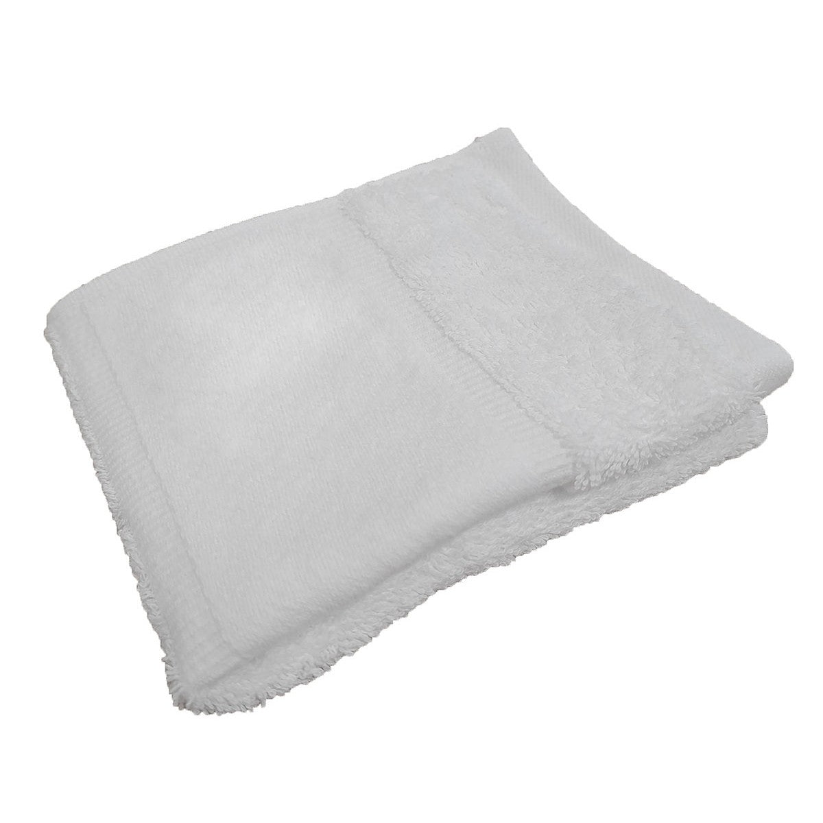 Organic guest towel with printable border