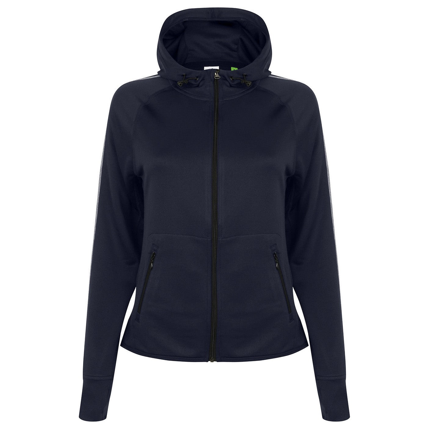 Women's hoodie with reflective tape