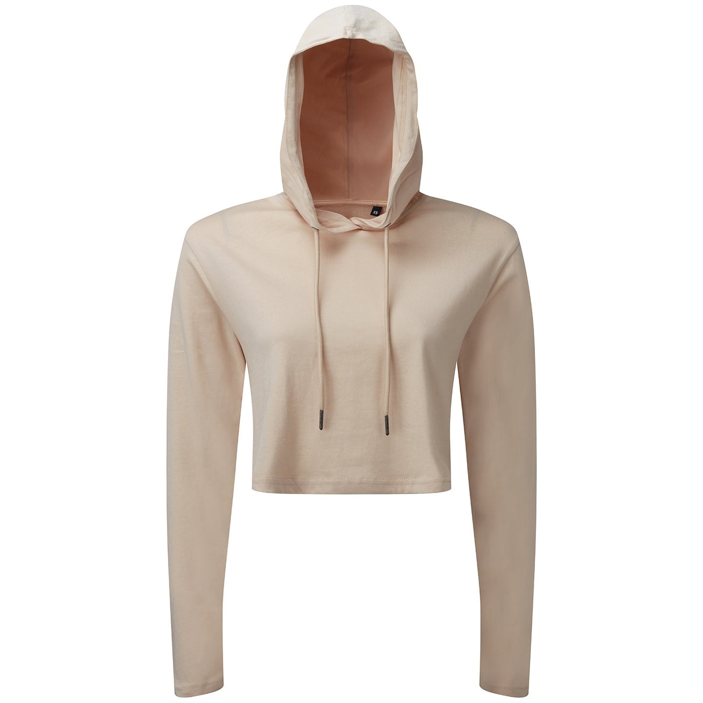 Women's TriDri® cropped hooded long sleeve t-shirt