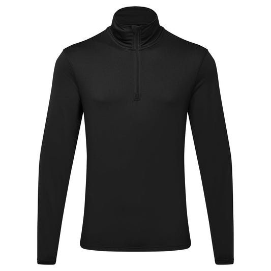 TriDri® recycled long sleeve brushed back ¼ zip top