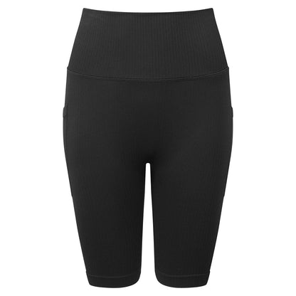 Womens TriDri® ribbed seamless '3D Fit' cycle shorts