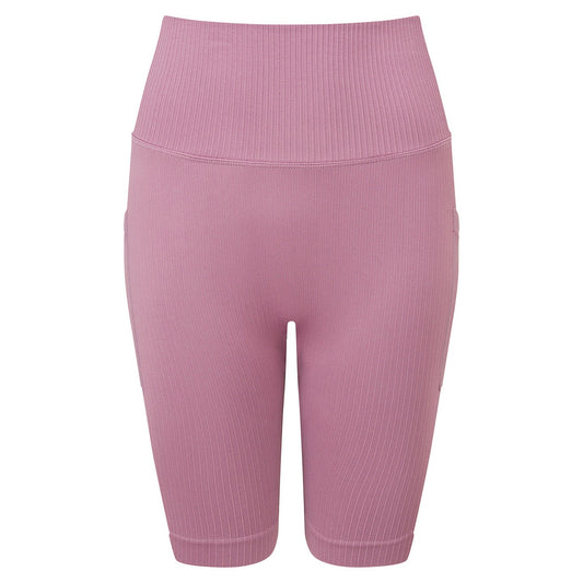 Womens TriDri® ribbed seamless '3D Fit' cycle shorts