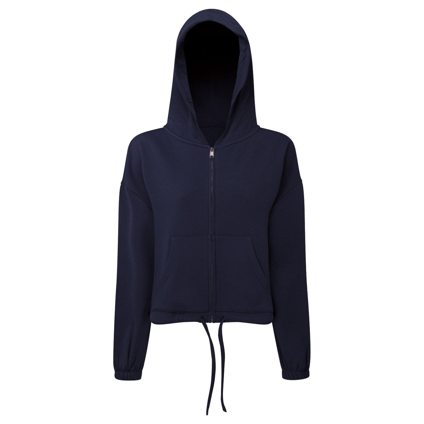 Womens TriDri® recycled drawstring full-zip hoodie