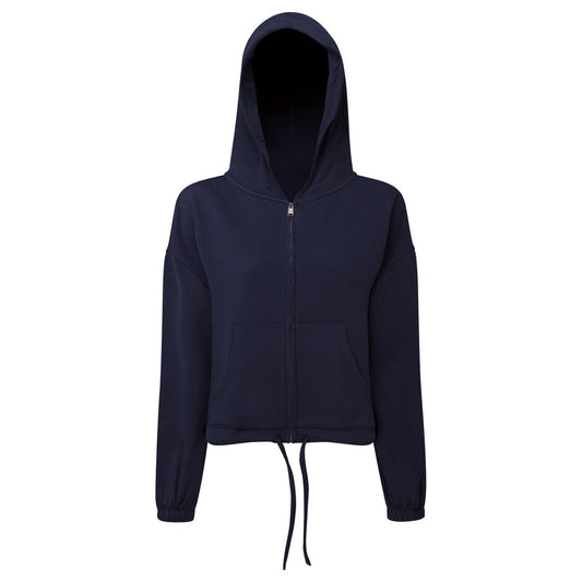 Womens TriDri® recycled drawstring full-zip hoodie