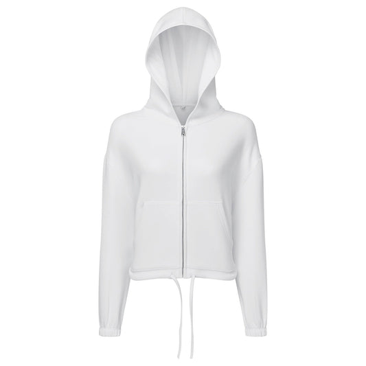 Womens TriDri® recycled drawstring full-zip hoodie