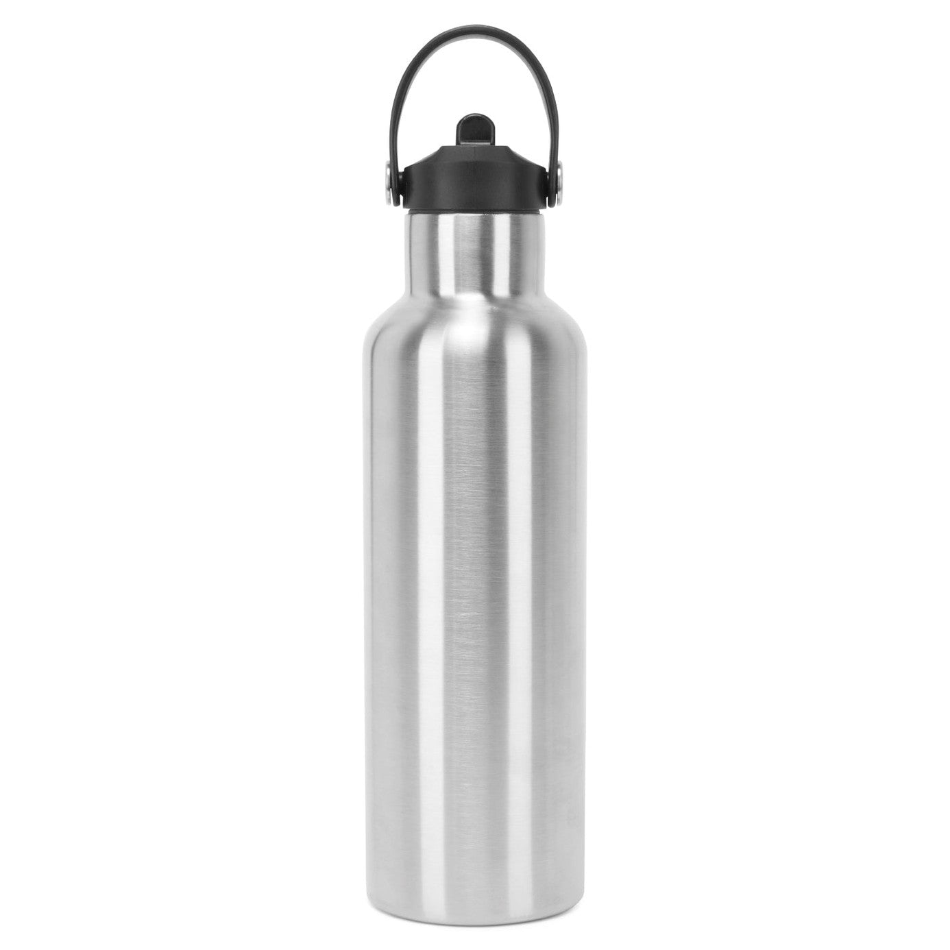 TriDri® Vacuum sports water bottle with flip-up straw